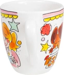 Blond Amsterdam Even Bijkletsen Mini Mok - Roze Rand -Blond Amsterdam 1027x1200