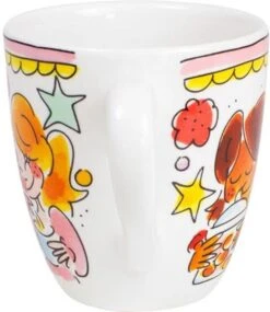 Blond Amsterdam Even Bijkletsen Mini Mok - Roze Rand -Blond Amsterdam 1040x1200