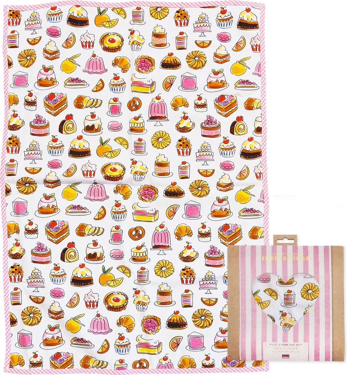 Blond Amsterdam – Even Bijkletsen - Cake Theedoek 3 Blond Amsterdam – Even Bijkletsen - Cake Theedoek