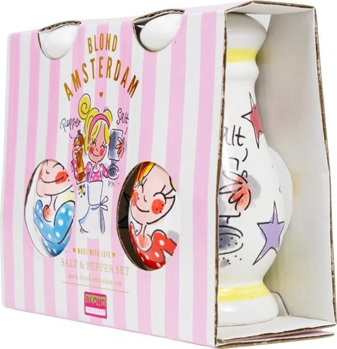 BlOND AMSTERDAM EVEN BIJKLETSEN: PEPER EN ZOUT SET 6 BlOND AMSTERDAM EVEN BIJKLETSEN: PEPER EN ZOUT SET - Afbeelding 4