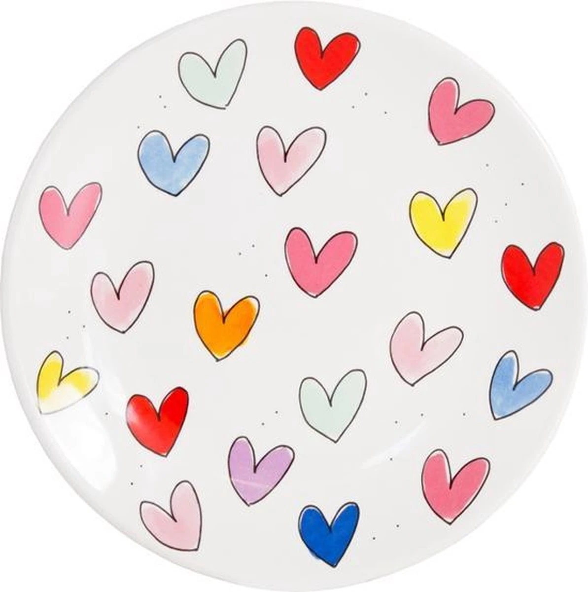 Blond Amsterdam Hearts Bord - Hearts - Ø22cm 3 Blond Amsterdam Hearts Bord - Hearts - Ø22cm