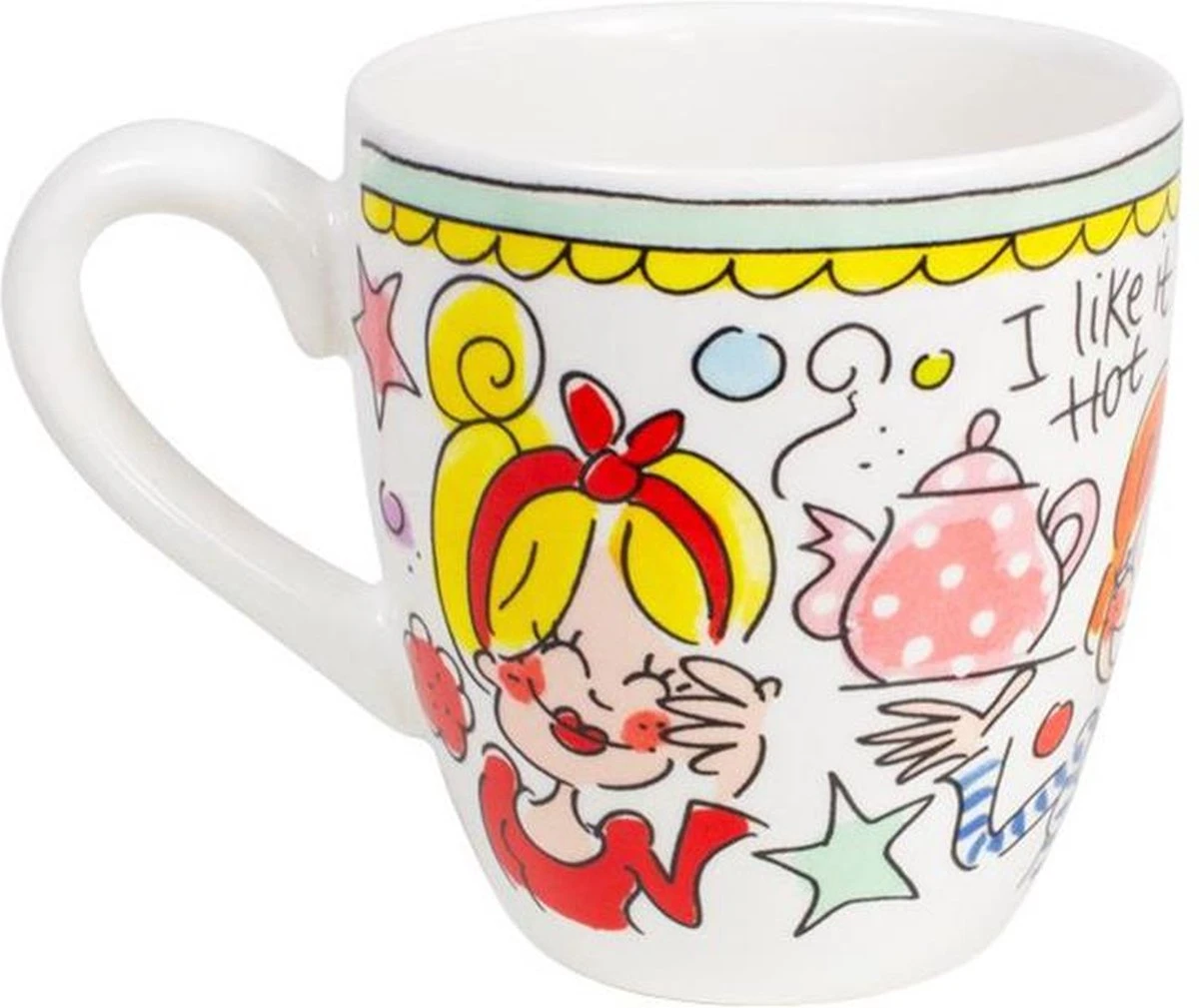 Blond Amsterdam Even Bijkletsen Mini Mok - Mint Rand 7 Blond Amsterdam Even Bijkletsen Mini Mok - Mint Rand - Afbeelding 5