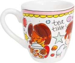 Blond Amsterdam Even Bijkletsen Mini Mok - Roze Rand -Blond Amsterdam 1200x1011