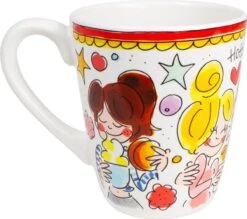 Blond Amsterdam Even Bijkletsen Mok 350 Ml - Rode Rand -Blond Amsterdam 1200x1063