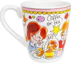 Blond Amsterdam Even Bijkletsen Mok 350 Ml - Roze Rand -Blond Amsterdam 1200x1064 2