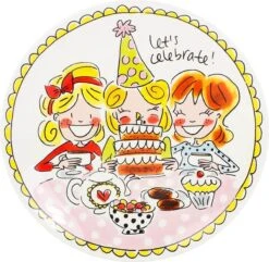 Blond Amsterdam Gebaksbord - Set - Girls/Pink Stripe -Blond Amsterdam 1200x1171