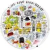 Blond Amsterdam City Londen Bord - Ø 22 Cm -Blond Amsterdam 1200x1180