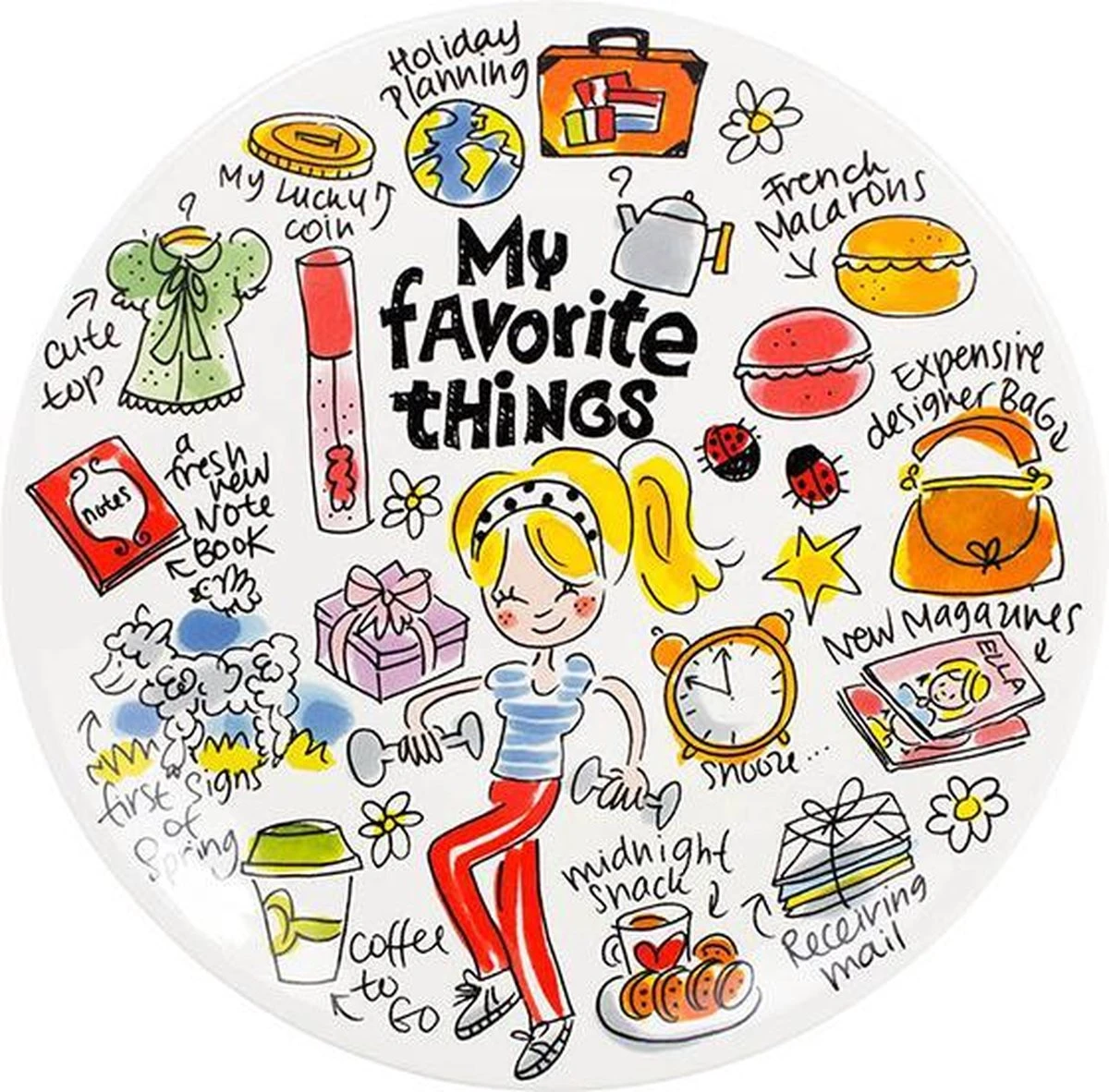 Blond Amsterdam Bord - 22 Cm - Favorite 3 Blond Amsterdam Bord - 22 Cm - Favorite