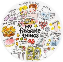 Blond Amsterdam Things Bord - � 22 Cm