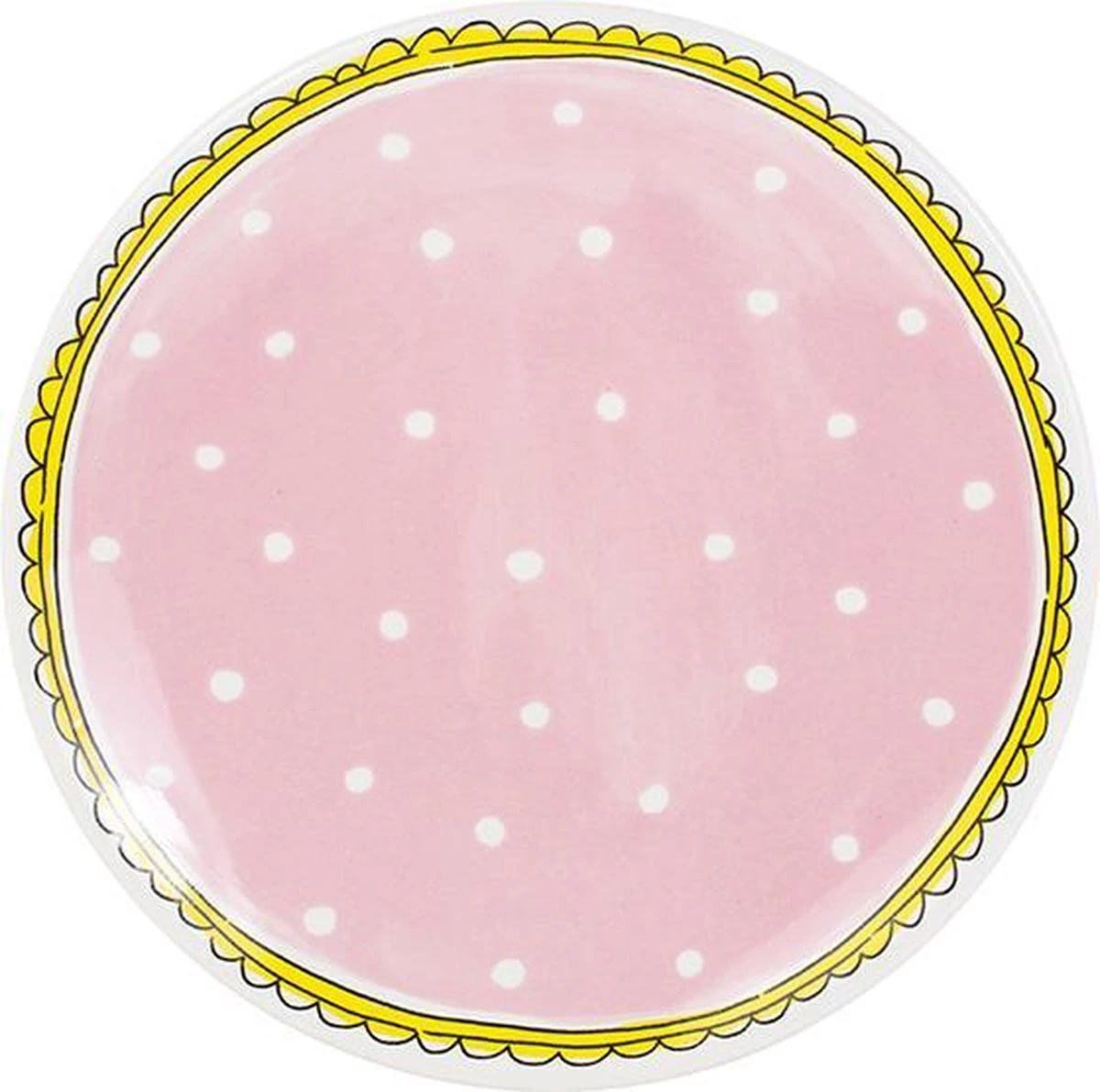 Blond Amsterdam Even Bijkletsen Ontbijtbord Ø22 Cm - Stip