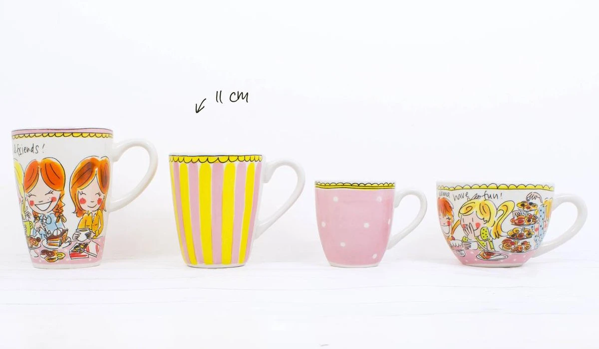 Blond Amsterdam - Even Bijkletsen - Beker - Stip - 0,35L 7 Blond Amsterdam - Even Bijkletsen - Beker - Stip - 0,35L - Afbeelding 5