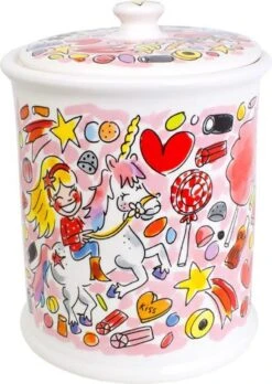 Blond Amsterdam Unicorn Voorraadpot - Made With Magic - Ø 16 Cm