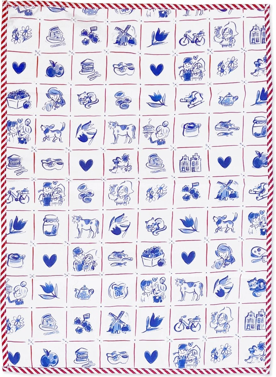 Blond Amsterdam, Delfts Blond:Theedoek Verpakt 3 Blond Amsterdam, Delfts Blond:Theedoek Verpakt