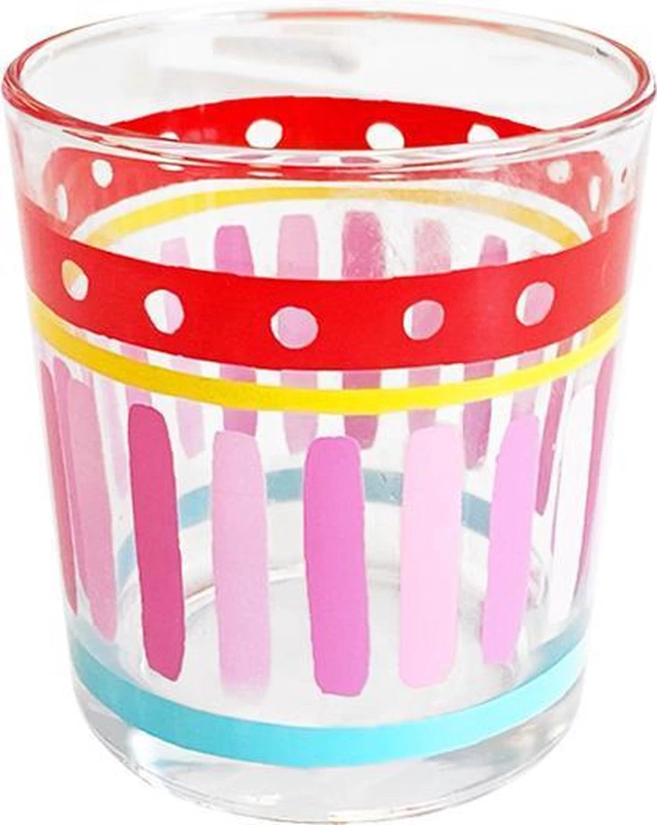 BLOND AMSTERDAM EB: GLASS UNI PINK STRIPE 2 BLOND AMSTERDAM EB: GLASS UNI PINK STRIPE
